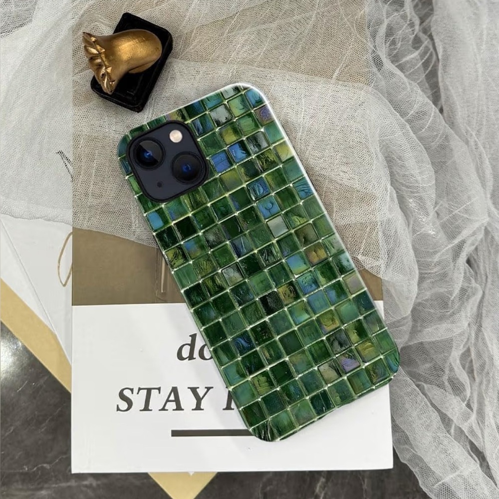 Green Tile Phone Case iPhone Max